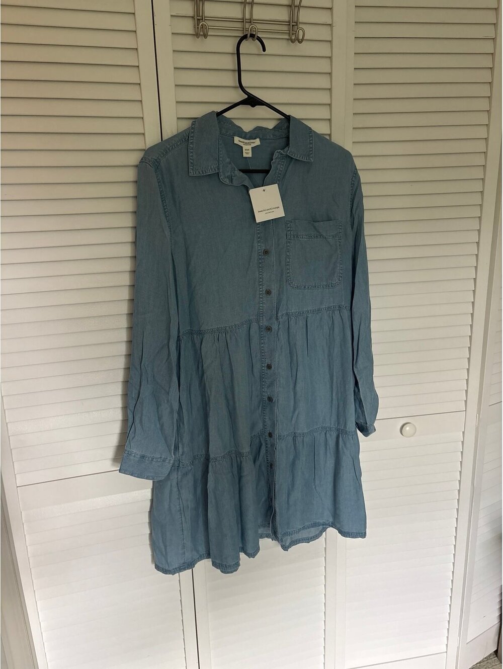 beach lunch lounge collection bll tiered shirt dress Md